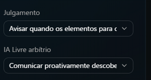 Configuração de horário de chamada
